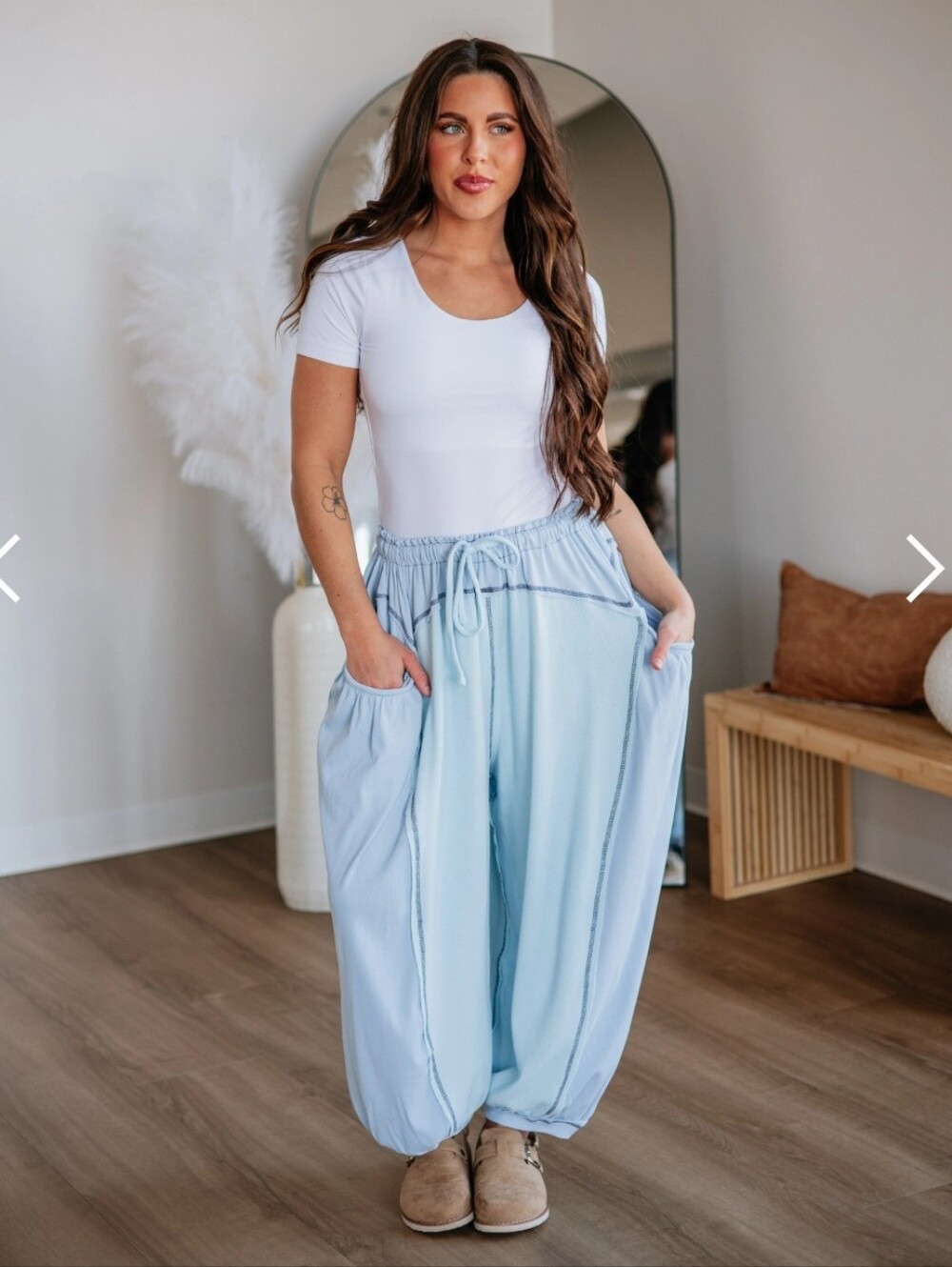 POL Sky Blue Joggers - Picture 6 of 9